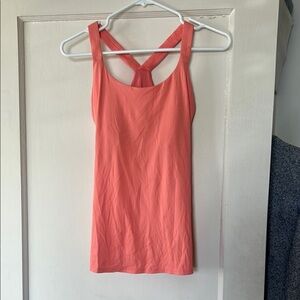 Coral Racerback Tank Top